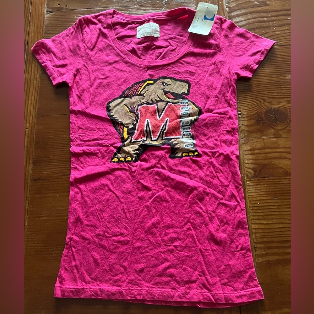 League Collegiate Wear University of Maryland Women’s T-Shirt NWT